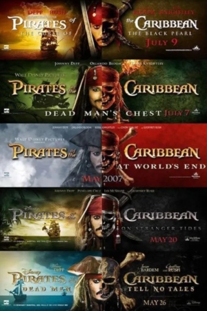 SkymoviesHD Pirates of the Caribbean 2003+2017 Hindi+English 5 Movies Collection BluRay 480p 720p 1080p Download